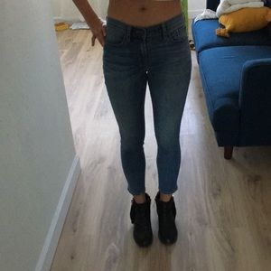 JCrew mid-rise stretch skinny jeans